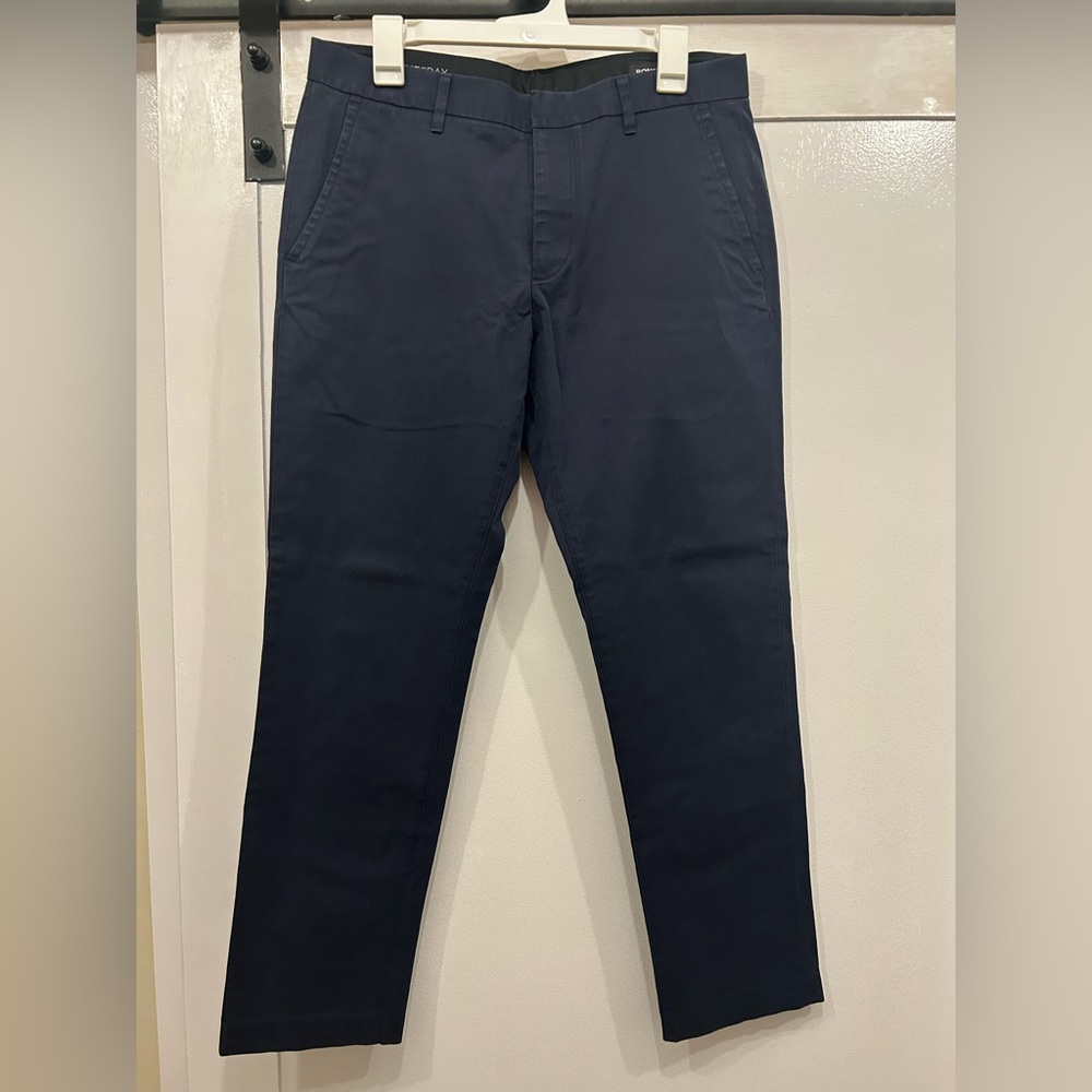 Bonobos Navy Blue Tuesday Trousers Size 32 x 30 Athletic Fit